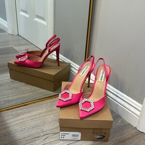 Steve Madden Vionnet Pink Slingback Heels